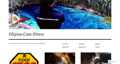 Desktop Screenshot of filipinocavedivers.com